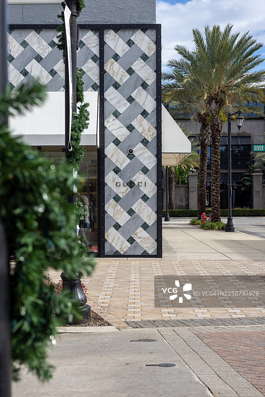 古驰店面招牌图片素材