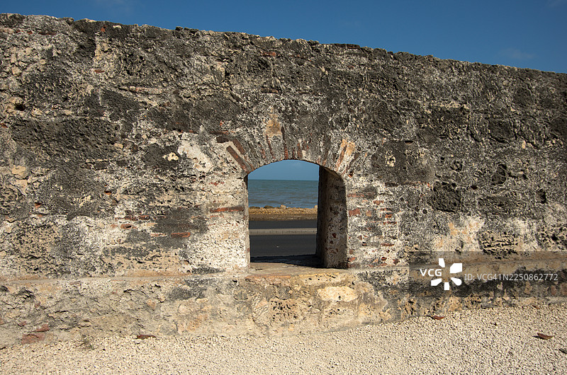 拉梅塞德堡垒 [La Merced Bastion/Bulwark]，卡塔赫纳，玻利瓦尔省，哥伦比亚图片素材