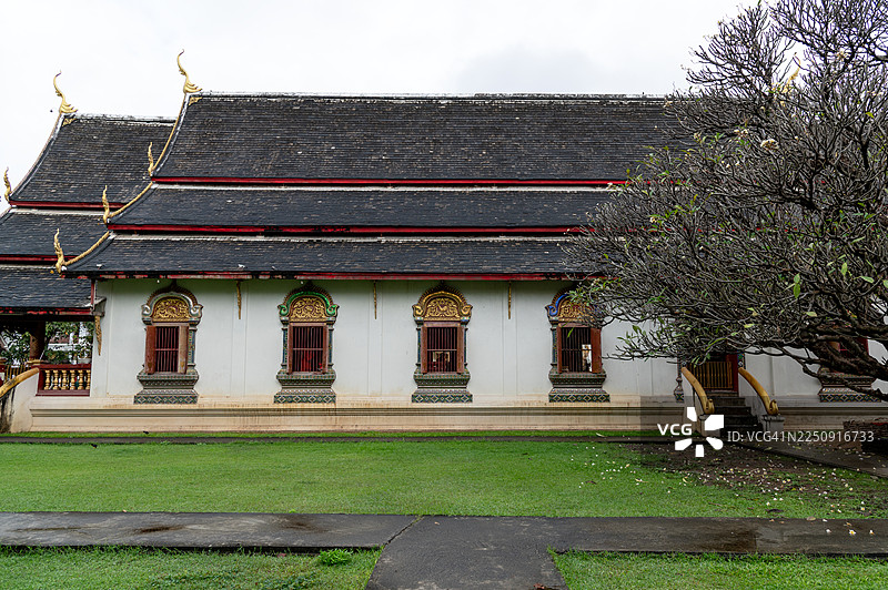 瓦特清曼寺的佛殿图片素材