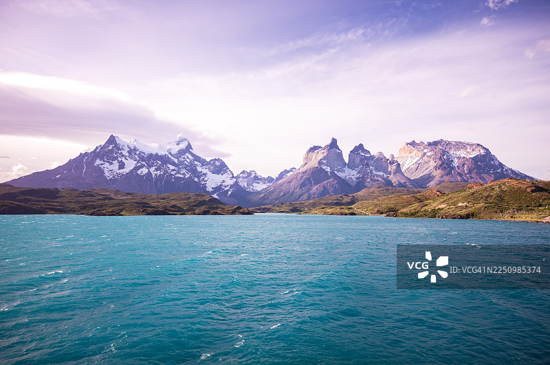 佩霍湖，百内国家公园图片素材