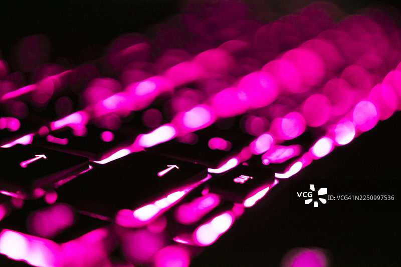 未来感笔记本键盘图片素材