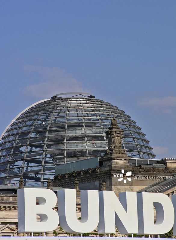 德国柏林国会大厦穹顶图片素材