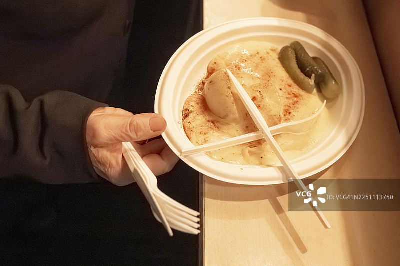 瑞士楚格的奶酪火锅象征性照片图片素材