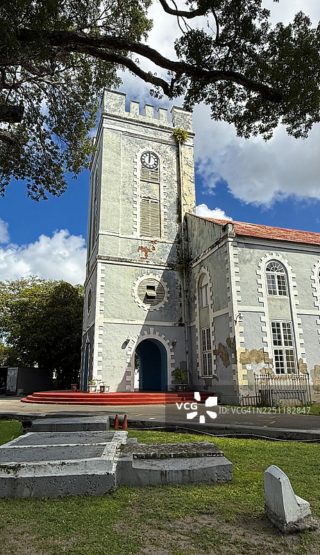 圣玛丽圣公会教堂和墓地图片素材