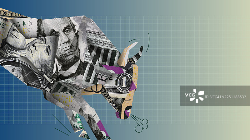 美元牛市图片素材