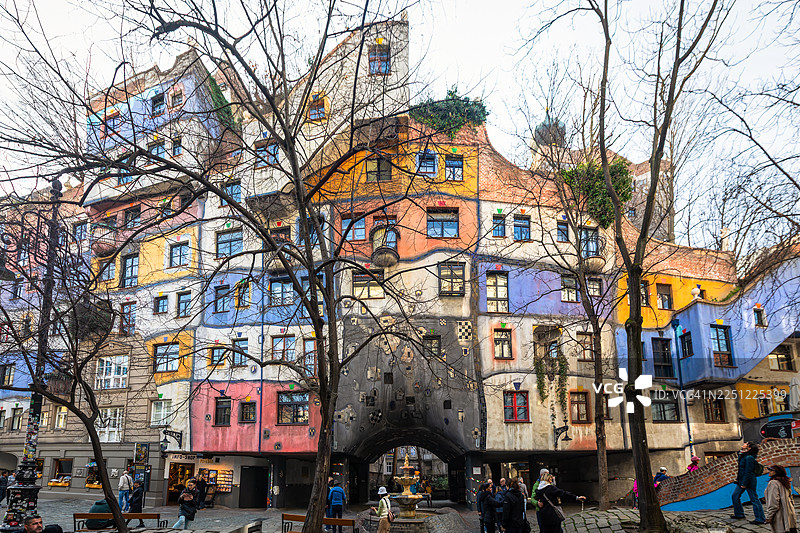 百水公寓图片素材