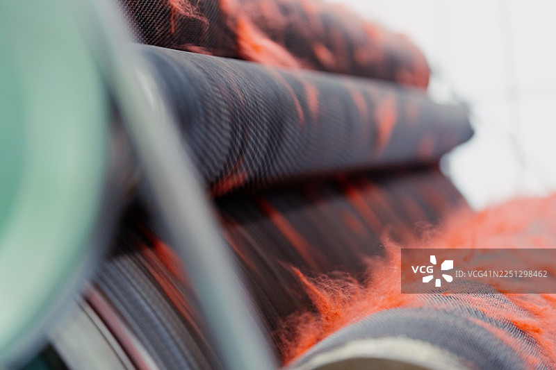 羊绒纱线纺织厂图片素材