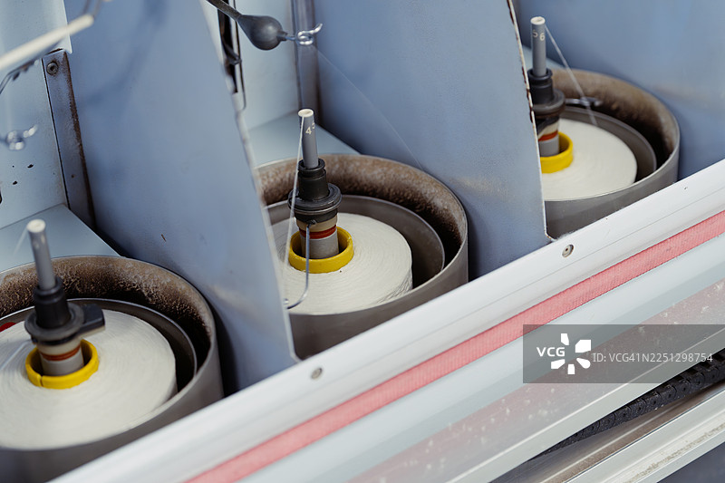 纱线制造厂图片素材