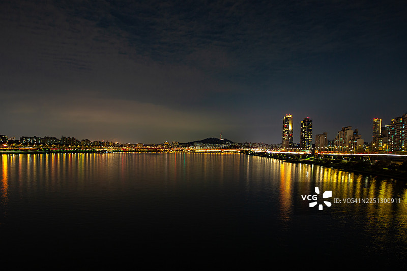 汉江夜景图片素材