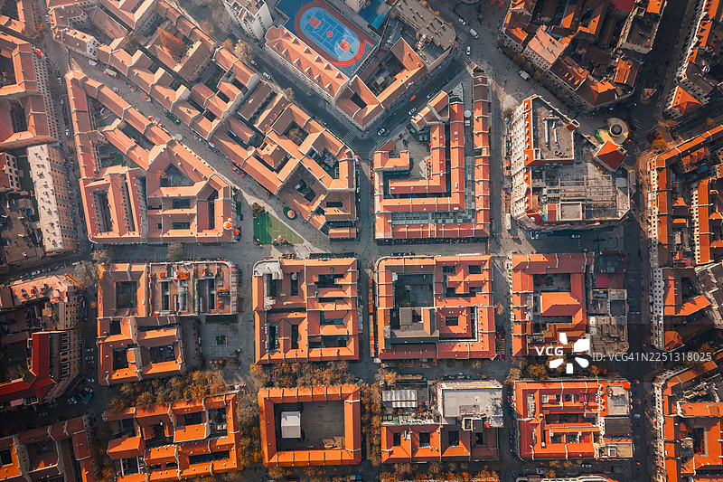 青岛古城天际线景观图片素材