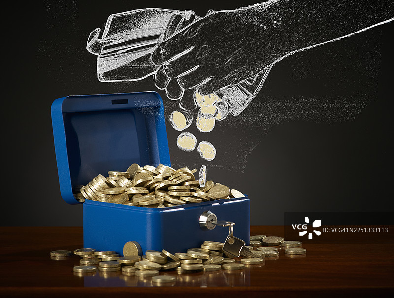 现金箱图片素材