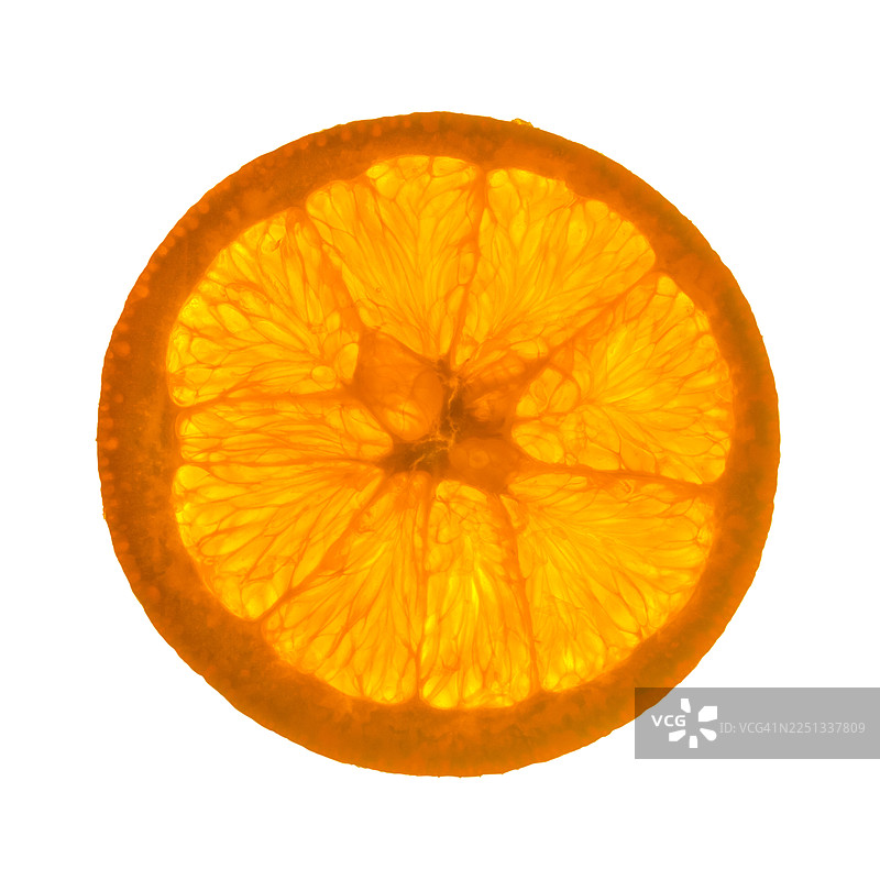 橙子切片图片素材