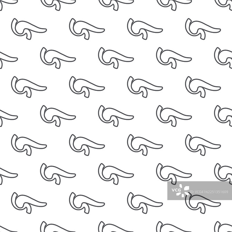 胰腺，概念插画图片素材