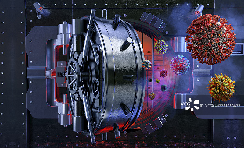 生物安全，概念插画图片素材