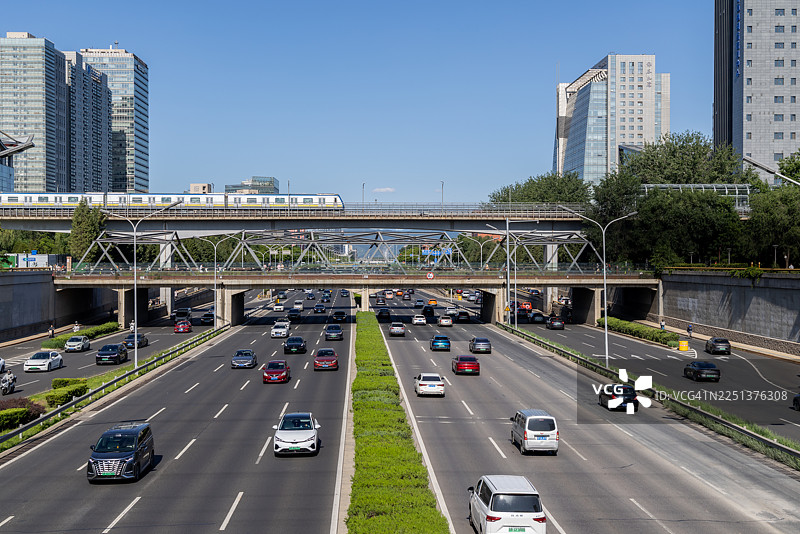 北京城市交通，中国图片素材