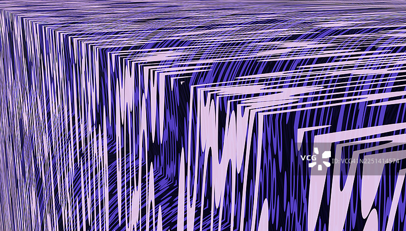 抽象的紫色线条，创造出几何数字故障图案图片素材