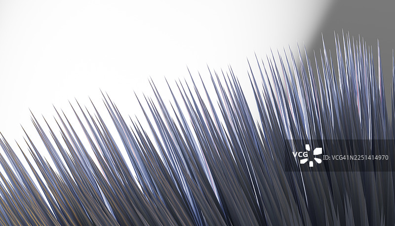 抽象金属尖刺，营造出现代纹理背景图片素材