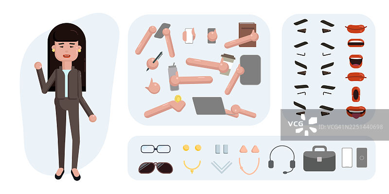 商务女性头像图片素材