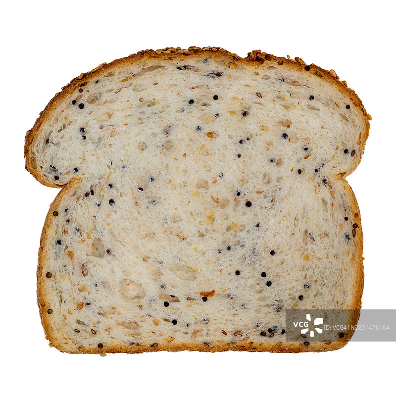 一小片全麦面包图片素材