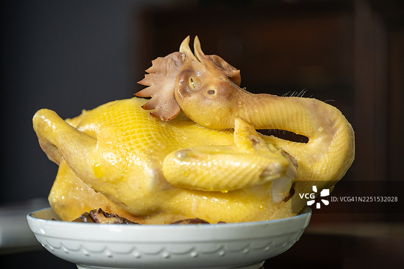 中国广东特色菜，白切鸡图片素材