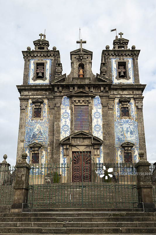 葡萄牙波尔图圣伊尔德丰索教堂外观图片素材