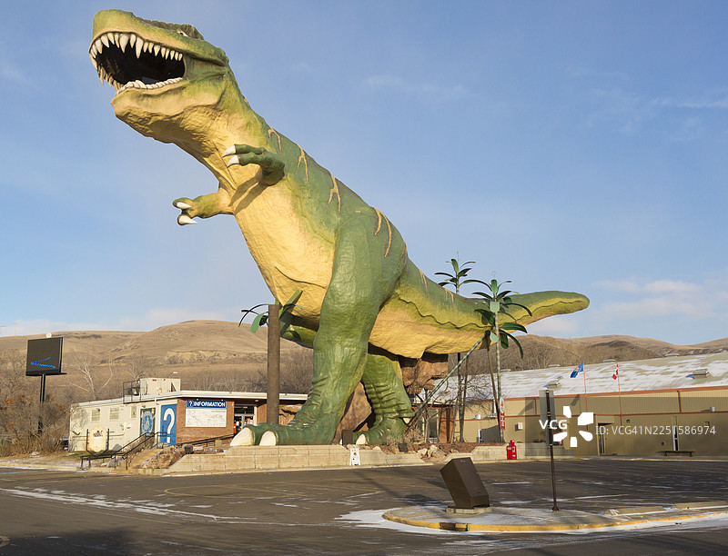 世界上最高的恐龙雕像图片素材