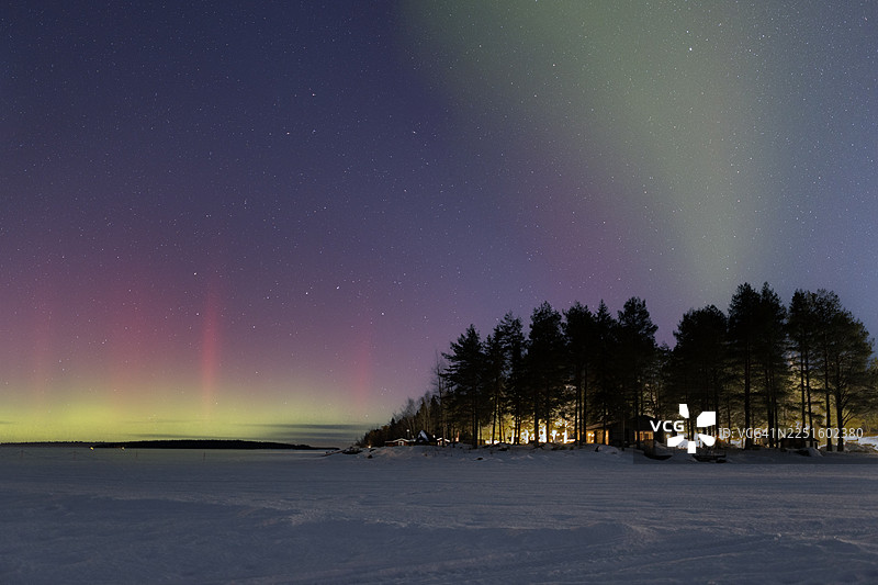 北极光图片素材