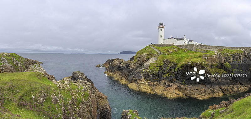爱尔兰多尼戈尔郡法纳德的法纳德角灯塔图片素材