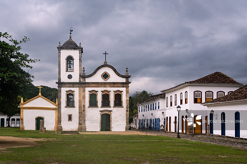 巴西圣里塔教堂图片素材