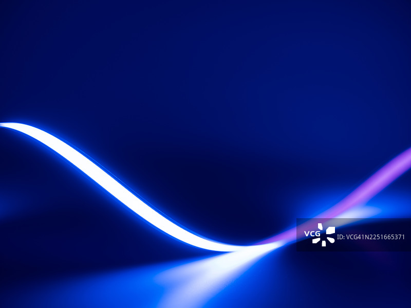 抽象LED灯带。科技概念图片素材