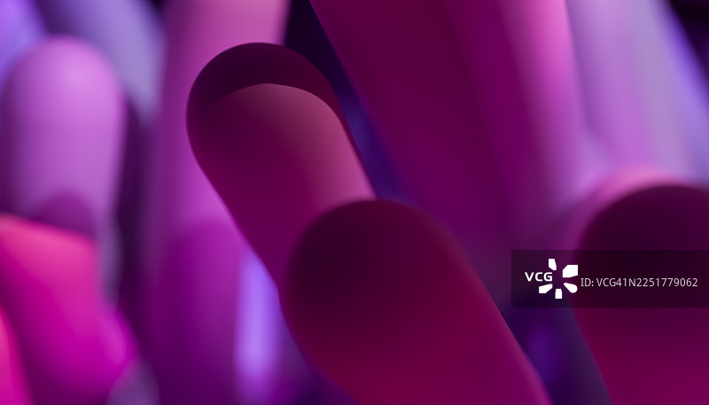 抽象的粉紫色曲线构成充满活力的柔和背景图片素材
