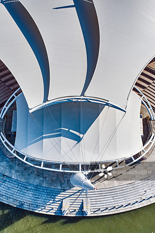 新加坡，滨海艺术中心露天剧场图片素材