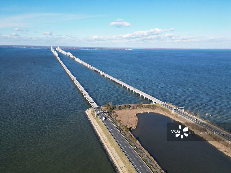 切萨皮克湾大桥图片素材