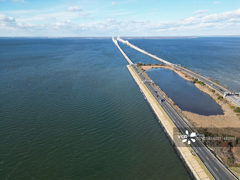 切萨皮克湾大桥图片素材