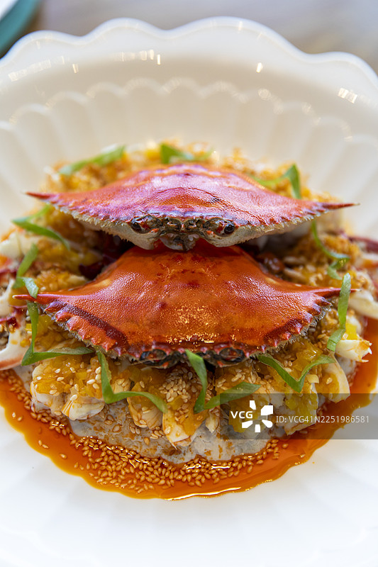 金椒龙虾肉饼图片素材