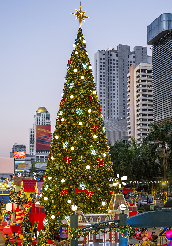 曼谷的圣诞节图片素材