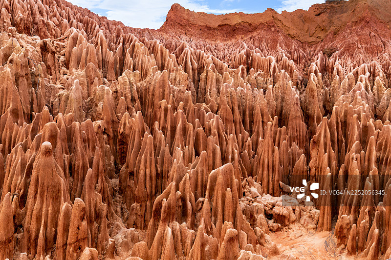 马达加斯加迪亚纳地区，红色尖顶石林（红尖顶石林）。图片素材