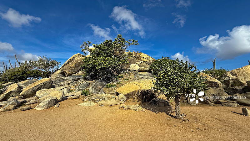 辉绿岩巨石地质构造图片素材