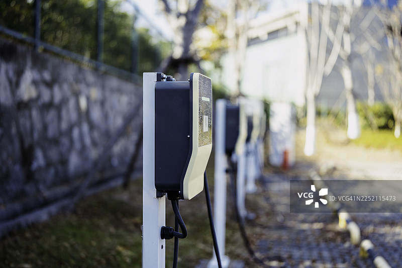 电动汽车充电站图片素材