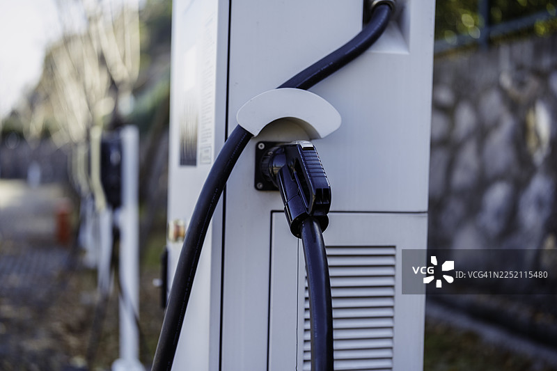 电动汽车充电站图片素材