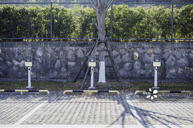 电动汽车充电站图片素材