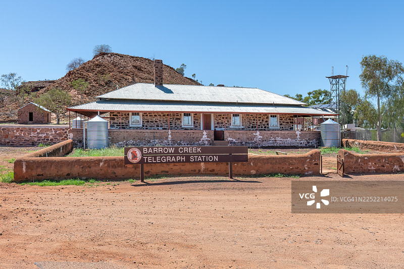 澳大利亚北领地巴罗溪电报站图片素材