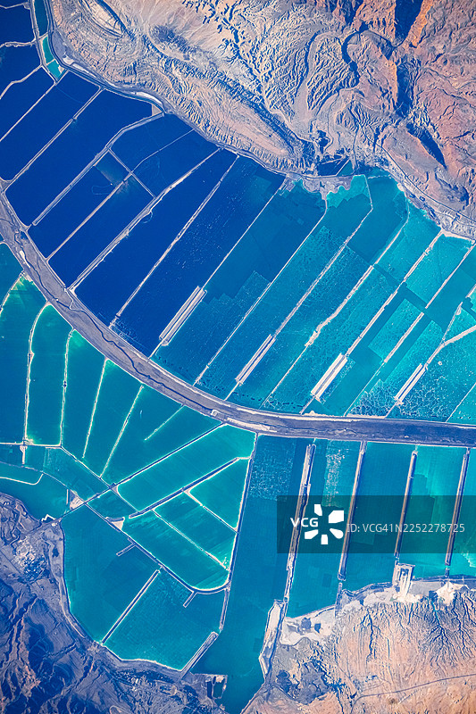 矿物蒸发池图片素材