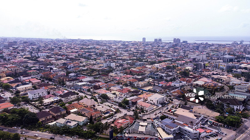 尼日利亚拉各斯的莱基高档住宅区图片素材