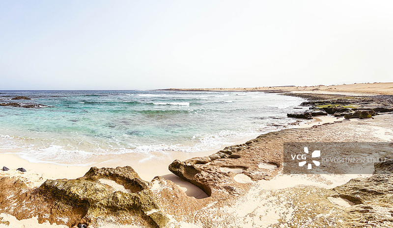 拉格拉西奥萨岛的田园海滩图片素材