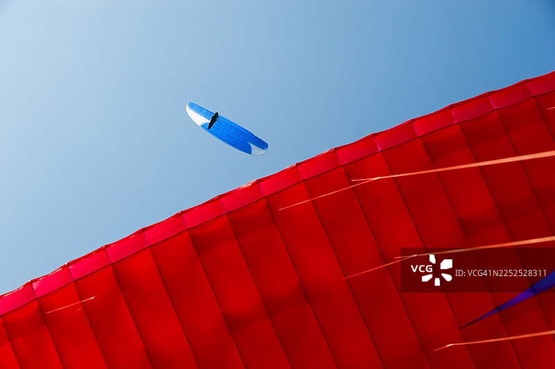 滑翔伞图片素材