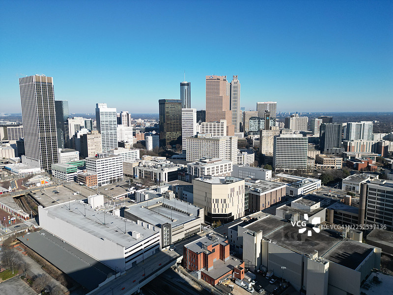 亚特兰大（佐治亚州）鸟瞰图图片素材