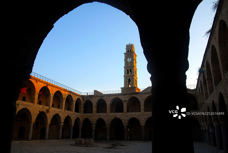 以色列阿卡老城汗·乌姆丹图片素材