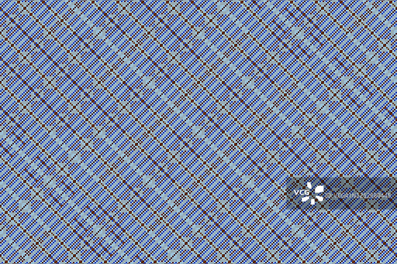 蓝棕色斜向像素马赛克抽象背景图片素材