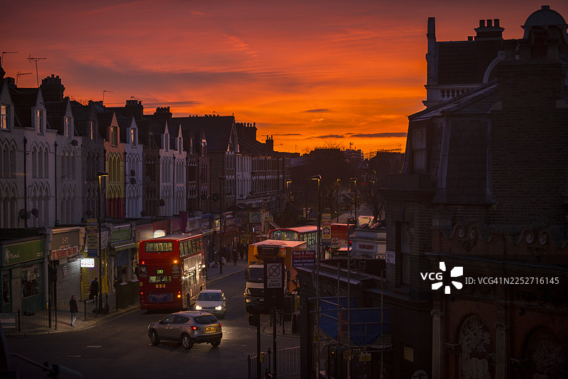 斯劳特格林日出图片素材